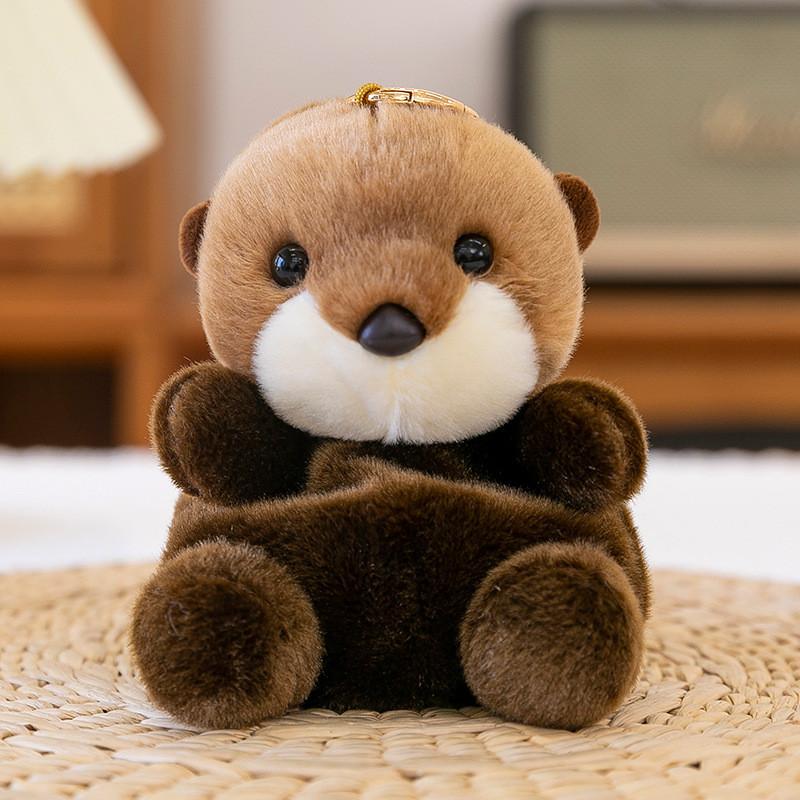 Dog Scented Plush Keychain With Pp Cotton Filling For Car Decor And Gift For Friends