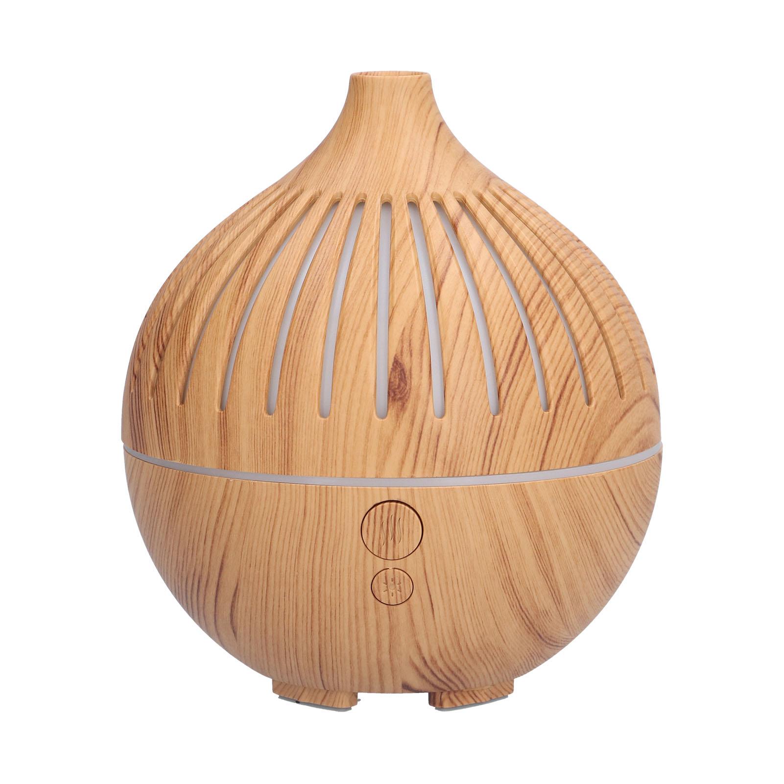 180 мл Аромаувлажнитель воздуха Полый Ночник Увлажнитель с питанием от USB Увлажнитель с текстурой дерева