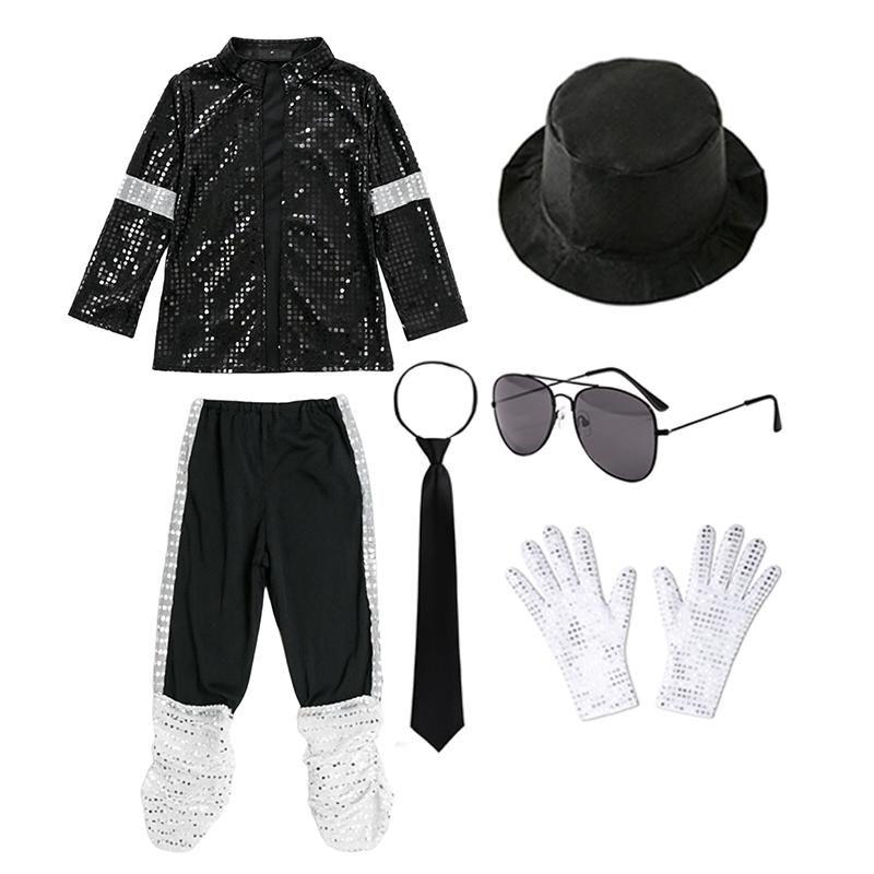 Zēnu slavenību cosplay kostīmu komplekts: sequin