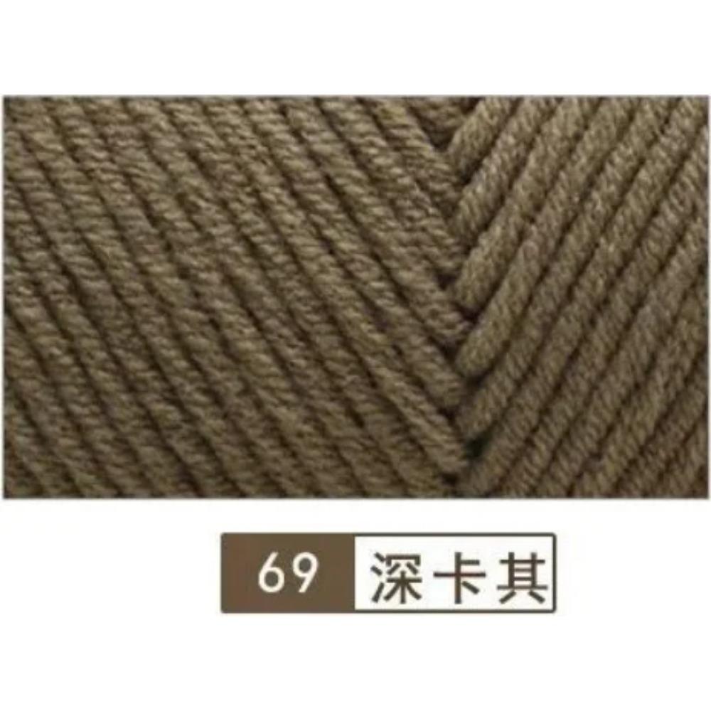 100g Pure Colour Lover Yarn Soft Milk Cotton Yarn Woolen Yarn 8 Ply Thread for Knitting Scarf Wool Handmade DIY Scarves Gift