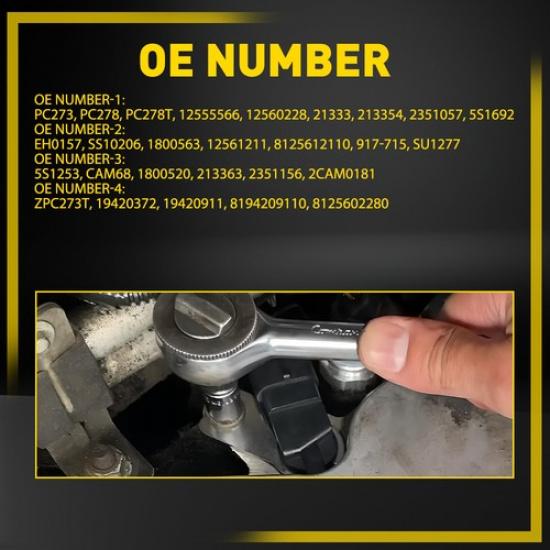 Camshaft & Crankshaft Position Sensor For Chevy Silverado 1500/GMC 5.3L 6.0L EKK