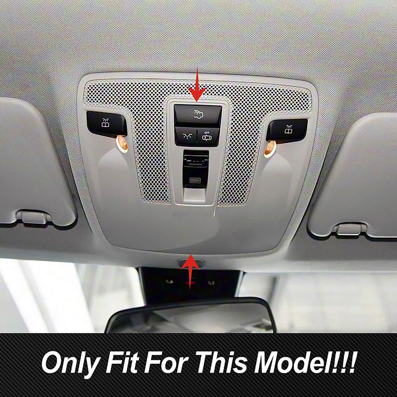 For Mercedes Benz CLA C117 GLA X156 A Class W176 2013-18 Car Front Reading Light Panel Cover Deoraction Trim Carbon Fiber Decals