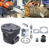 Chainsaw Parts Accessories Cylinder Piston Gasket Kit Replacement 44MM Nikasil Plated Chainsaw Cylinder Piston Gasket
