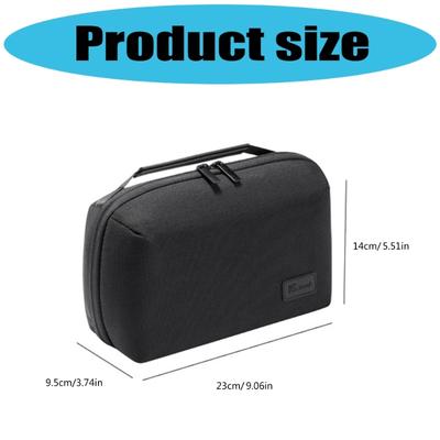 Kratzfestes Kabelaufbewahrungstasche Kleine Designs Mehrere Fächer Organizer Upgrades Für Ladegeräte Karten Ausrüstung