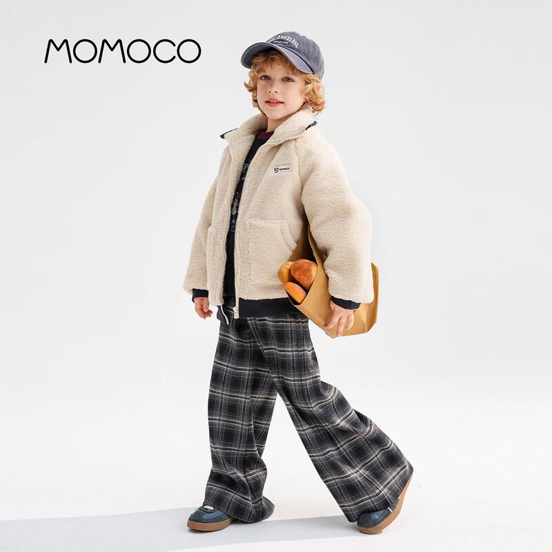 MOMOCO Boys' Winter Trendy Furry Coat