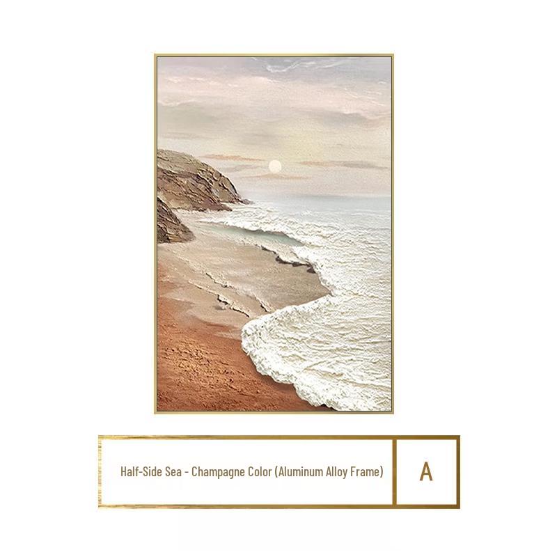 Handun Cream Style Textured Wall Art