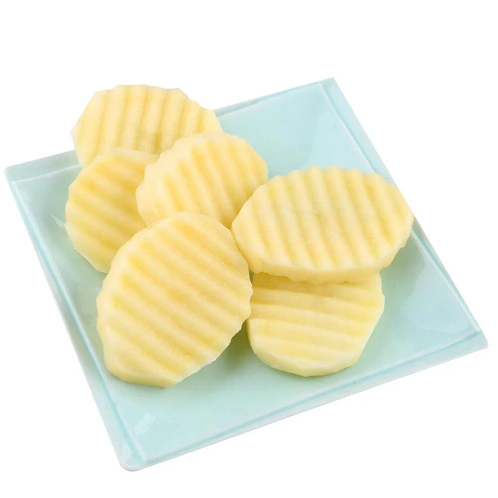 5 Teile/satz Multifunktionale Edelstahl Für Birne Kartoffel Chips Küche Utensilien Werkzeuge Gemüse & Obst Cutter Slicer