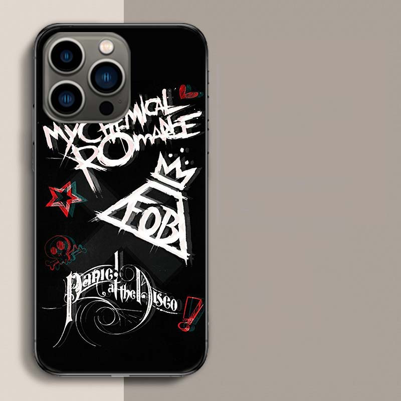 Rock Band FOB Cool Phone Case For Iphone 17 Air 15 Pro 14 Plus 16 Pro Max 17E 16E 12 13 Mini 11 Cover Cute Fundas