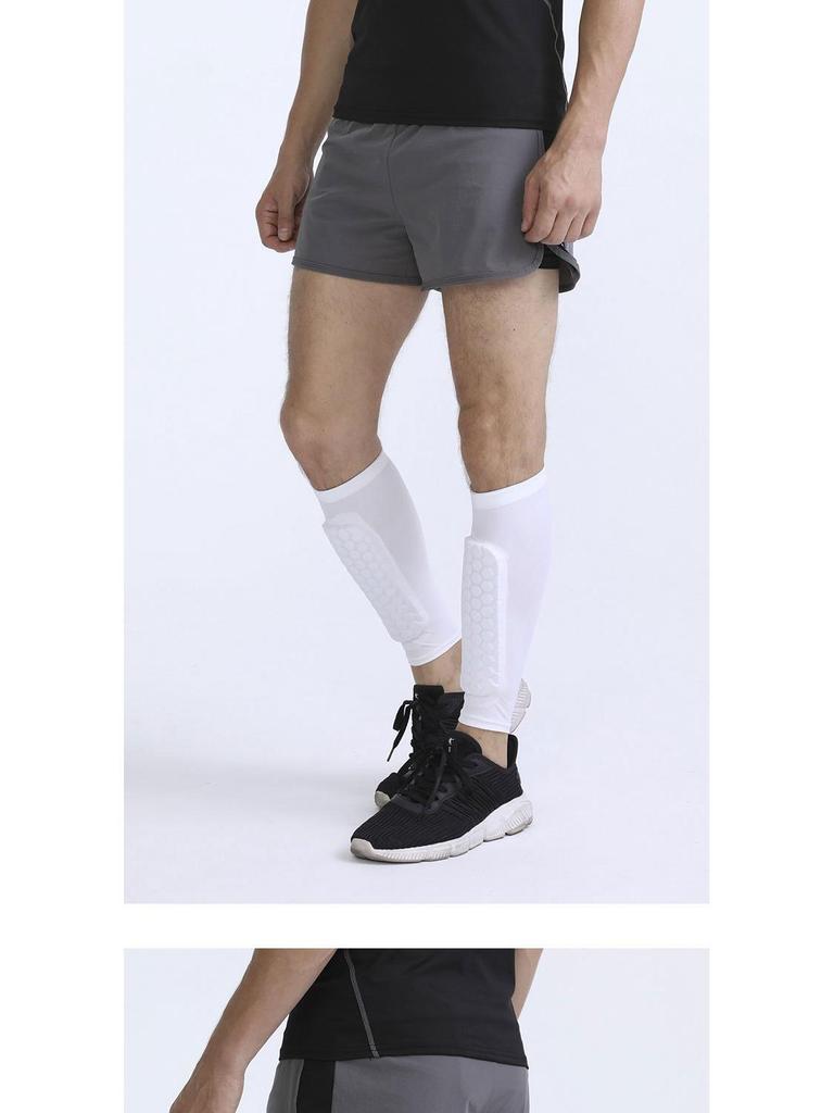 Calf Shin Guard Protective Sleeve for Kicking & Anti-Collision - Professional Sports Gear for Football, Running Leg Warmers.
