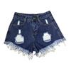 Women's High Waisted Cut Off Denim Shorts Ripped Distressed Frayed Hem Jeans Shorts Summer Stretchy Hot Short Pants
