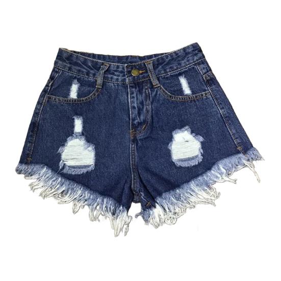 Women's High Waisted Cut Off Denim Shorts Ripped Distressed Frayed Hem Jeans Shorts Summer Stretchy Hot Short Pants