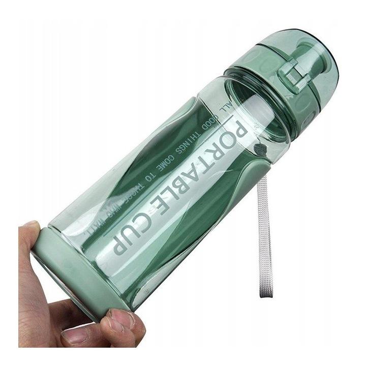 Butelka Na Wodę Bidon Na Siłownię Fitness 600Ml Przenośny Mały Bd01