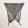Retro rhombus triangular silk scarf strap fart curtain women's spring and summer fashion versatile stacked wear go out decorative jeans accessories
