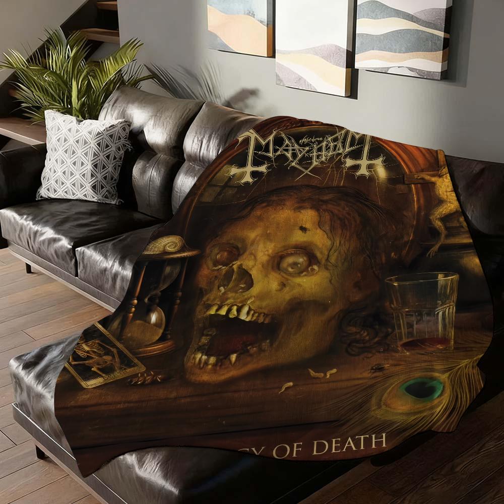 Band M-Mayhem Liturgy of Death Blanket Soft and Skin Friendly For Couch Bed Napping Bedspread All Seasons Comforter