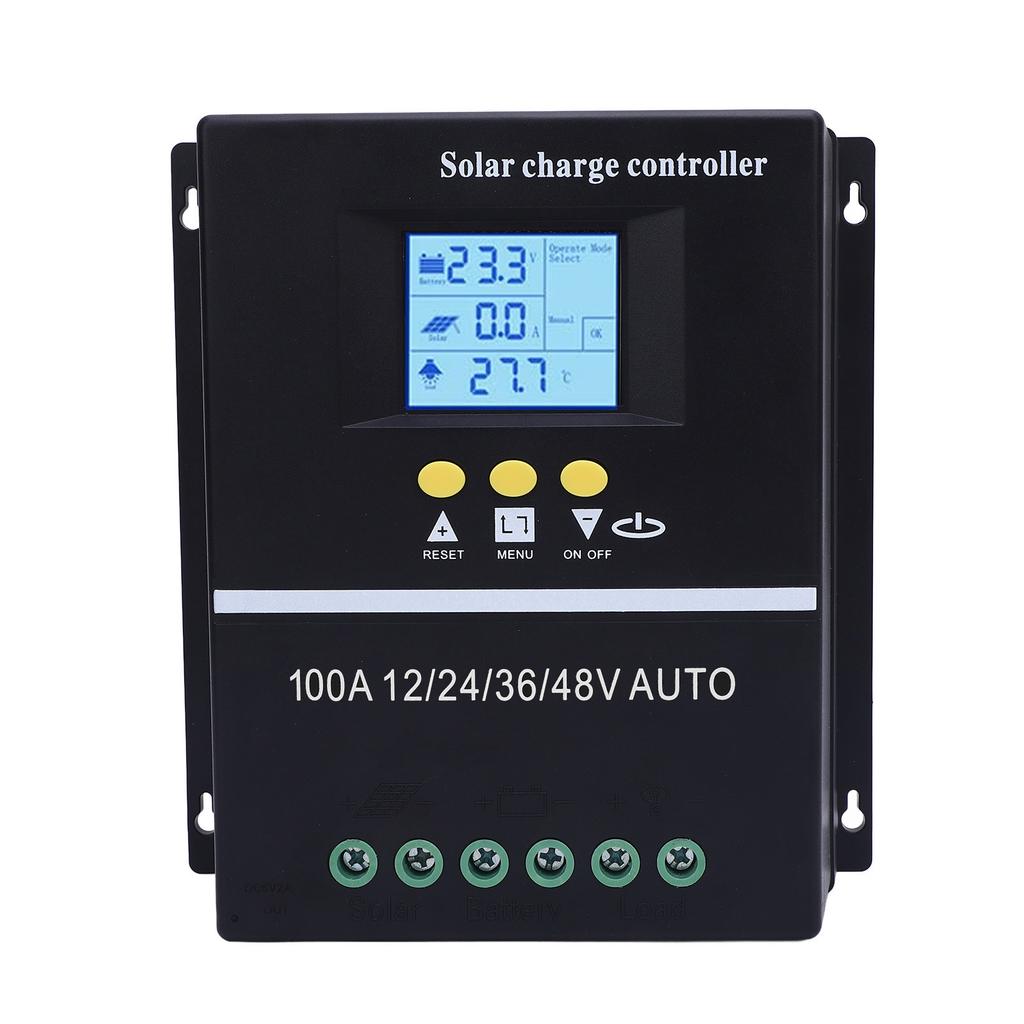 100A MPPT Solar Controller with LCD Display Battery Regulator
