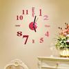 Douyin Style Silent Acrylic Wall Clock - DIY Wall Sticker for Home or Bedroom