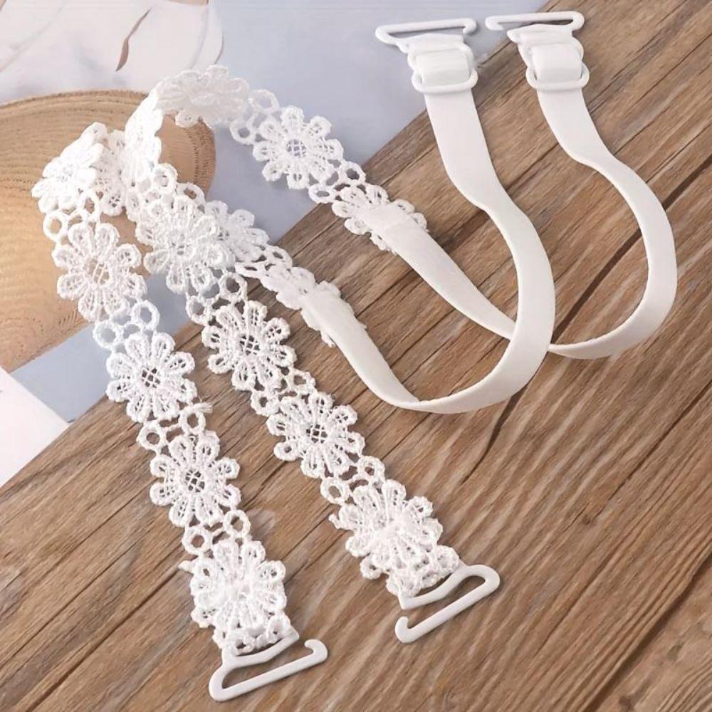 1Pair Seamless Invisible Bra Straps  for Fashion Shows and Backless Outfits
