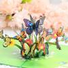 3D Butterfly Mother's Day Greeting Card with Birthday Wishes & Thank You Message