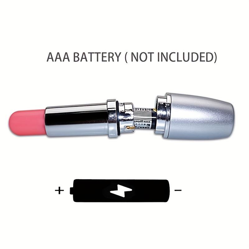 1pc Body-Safe Mini Discreet Lipstick Vibrator Quiet Single-Speed Sex Toy for Women