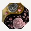 1pc Floral Yin Yang Symbol Automatic Umbrella - 8-Rib Durable Frame, Portable Fashion Accessory & Holiday Gift yy251117167