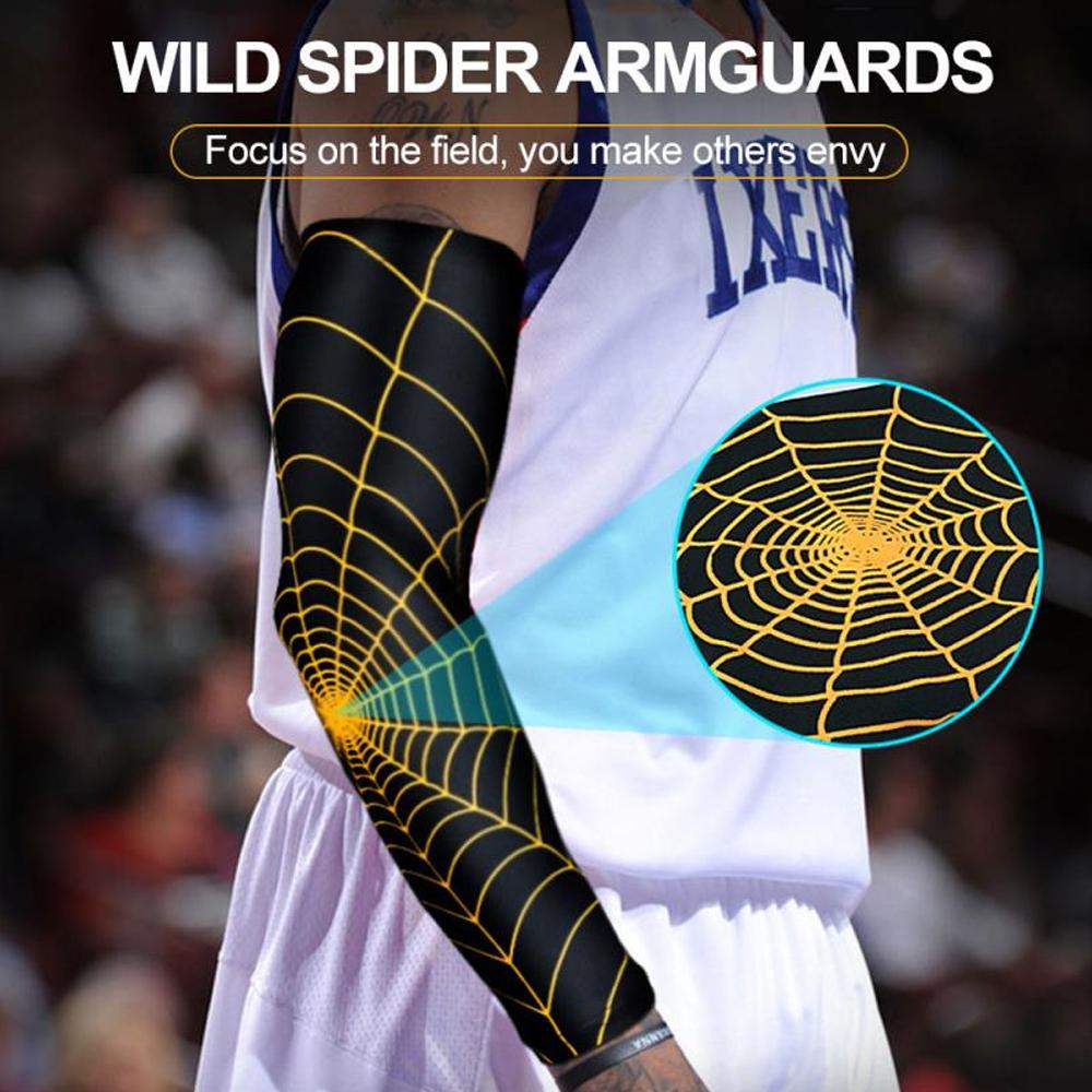 1Pcs UV Protection Breathable Arm Sleeves with Anti-Slip Tattoo Covers Compression Sunblock Ice Silk Cooling Athletic Sleeves