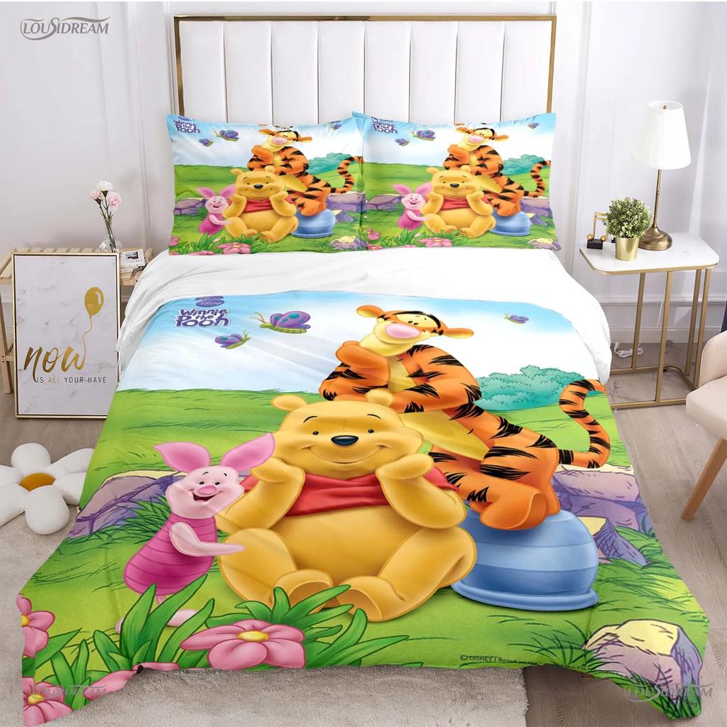 Comforter Winnie The Pooh All Season Comforter Bedding Sets Soft And S Single/Double/Queen/King