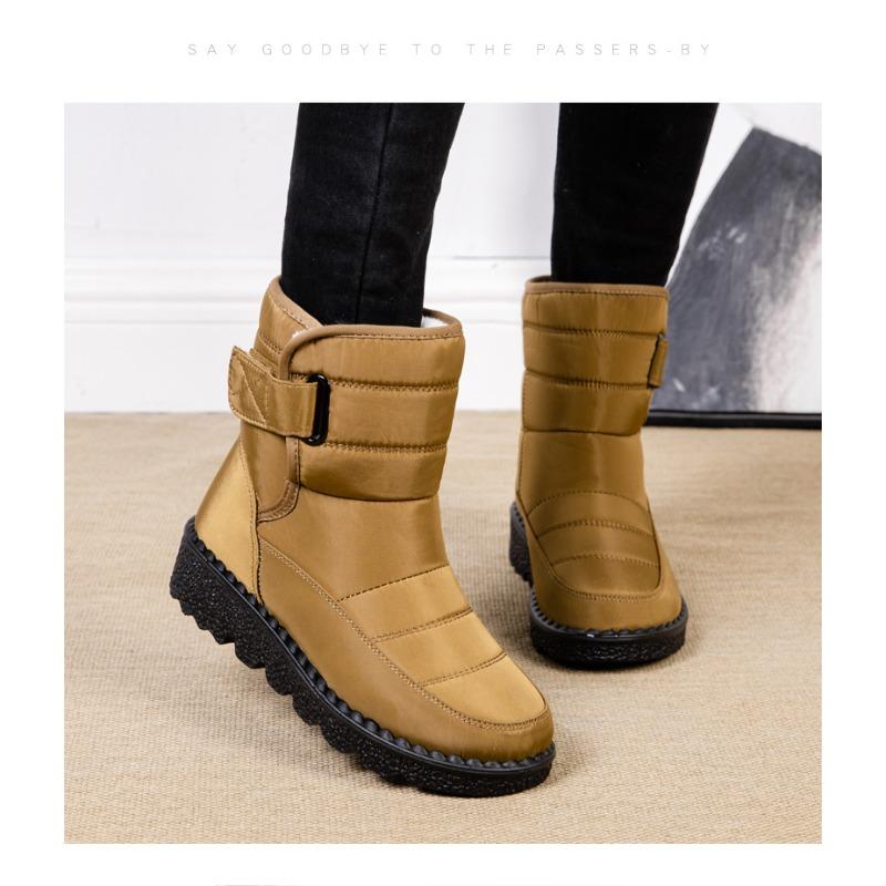2025 New Arrival Women's Thermal Snow Boots with Velcro Closure, Waterproof, Size 44, Casual Women's Boots