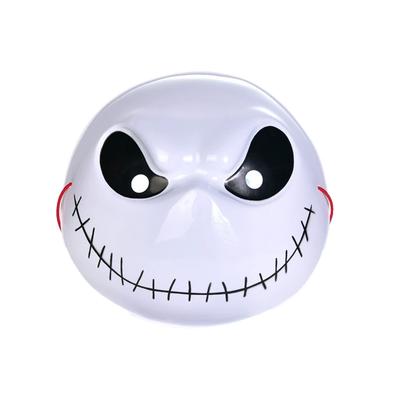 Jack Skellington Costume Mask,Fancy PVC Jack Mask For Men,Halloween Christmas Party  Men Disguise Headgear Helmet Costume