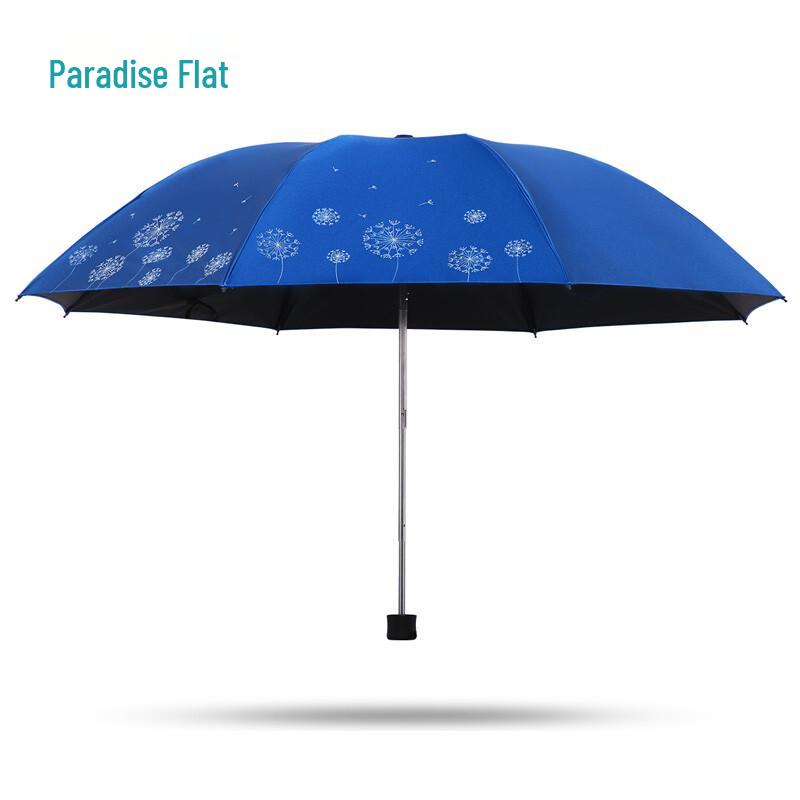 Heaven 33799E Black Triple-Fold Compact Umbrella