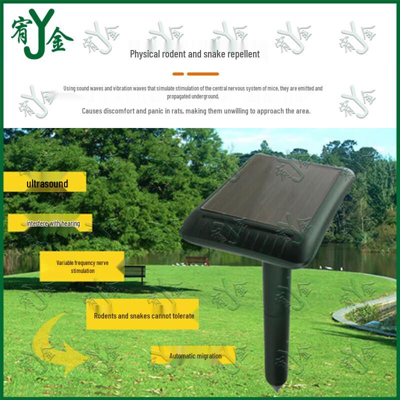 Solar Ultrasonic Outdoor Pest Repeller