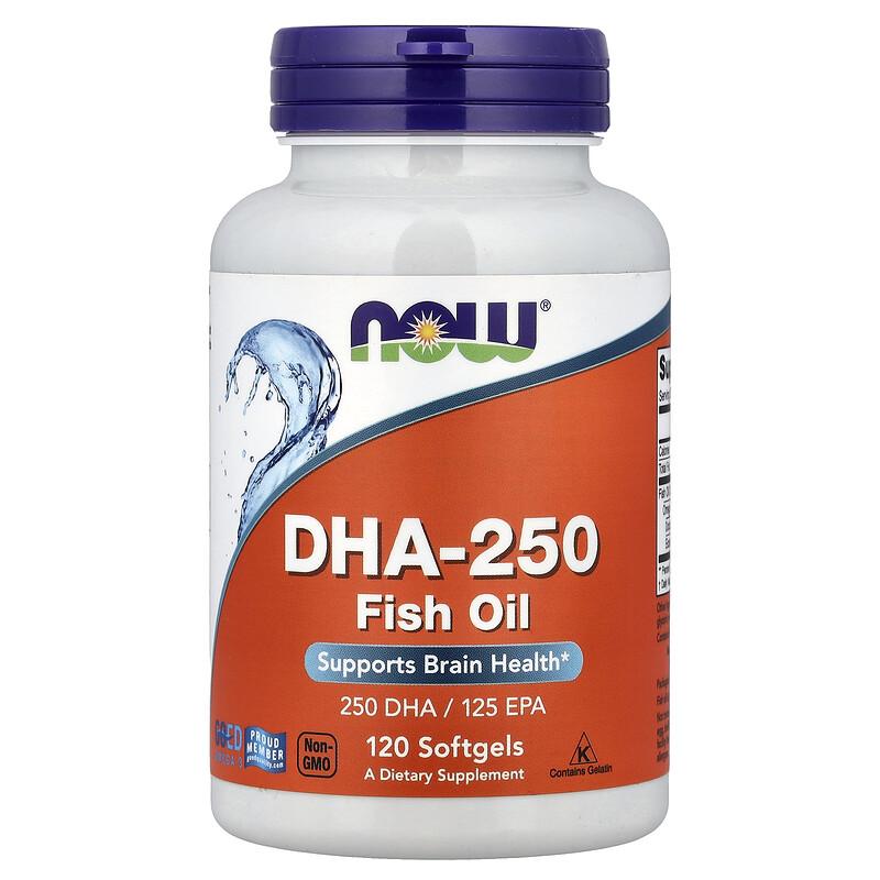 DHA-250, Fish Oil, 120 Softgels