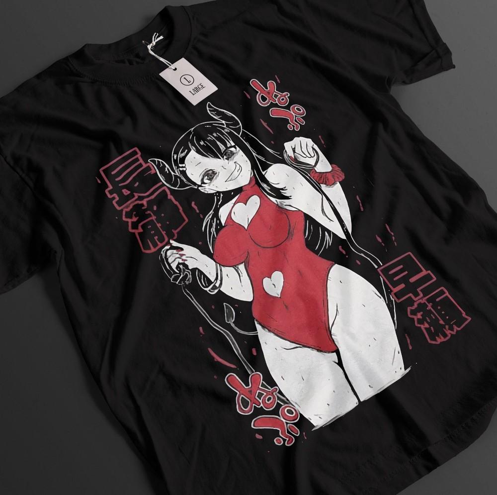 

Не играй со мной Футболка Мисс Нагаторо Футболка Каваи Топ Вайфу Сан Аниме Девушка Футболка 4XL