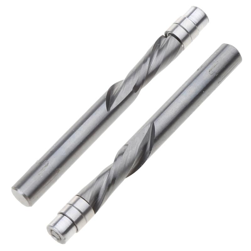 1PC Shank Flush Trim Solid Carbides Spirals Top Bearing Router Bit UP/Down Cut End Mill Bit Face Wood Milling Cutter