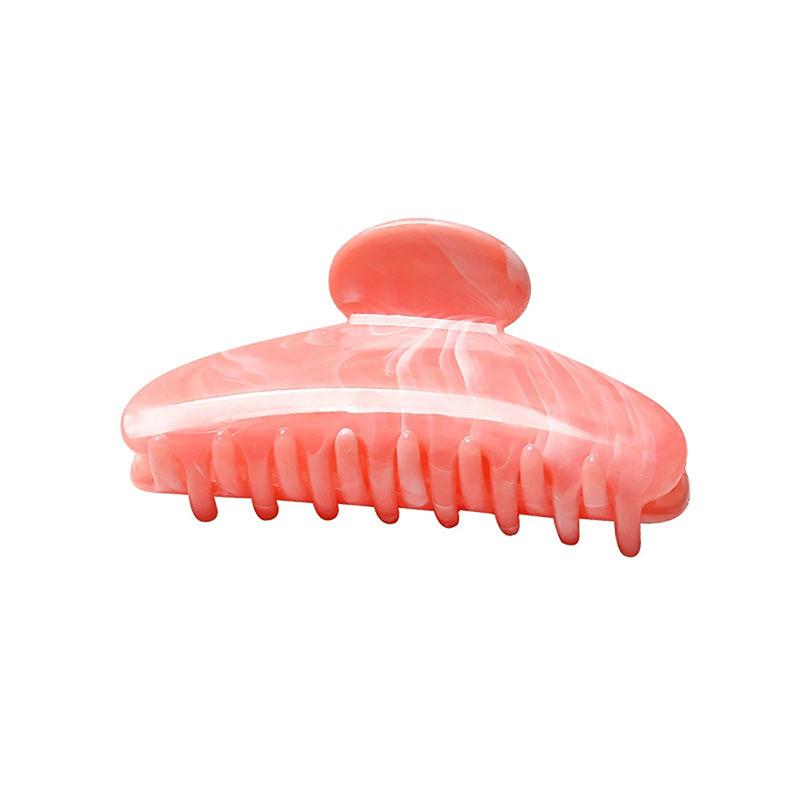 Proužky Spona do vlasů Akrylová Barevná Spona Dámské Krabí Sponky do vlasů Dívky Make-up Mycí Nástroj Vlasové doplňky