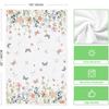Artoid Mode Floral Leaves Butterfly Spring Kitchen Towels Dish Towels, 18x26 Inch Seasonal Summer Decoration Hand Towels Set of 2