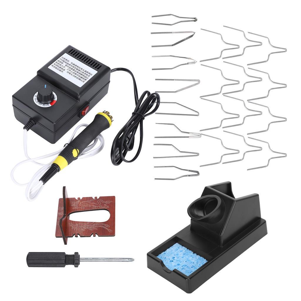 Kit de instrumente pentru arderea lemnului, gravură, pirograf, stilou de lipit electric, ștecher SUA 110V
