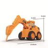 Children's Educational Inertial Excavator Toy Car Model