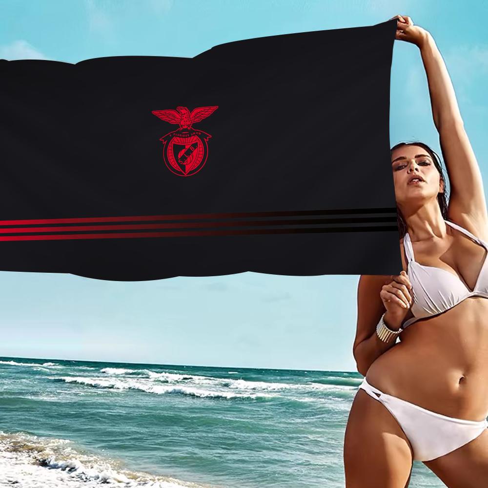 Ποδοσφαιρικός Σύλλογος B-Benfica Πετσέτα Μπάνιου Μικροΐνες Μαλακή Απορροφητική Αεριζόμενη Για Κορίτσια Παιδιά Διακοσμητική Κινούμενα Σχέδια Πετσέτα Παραλίας