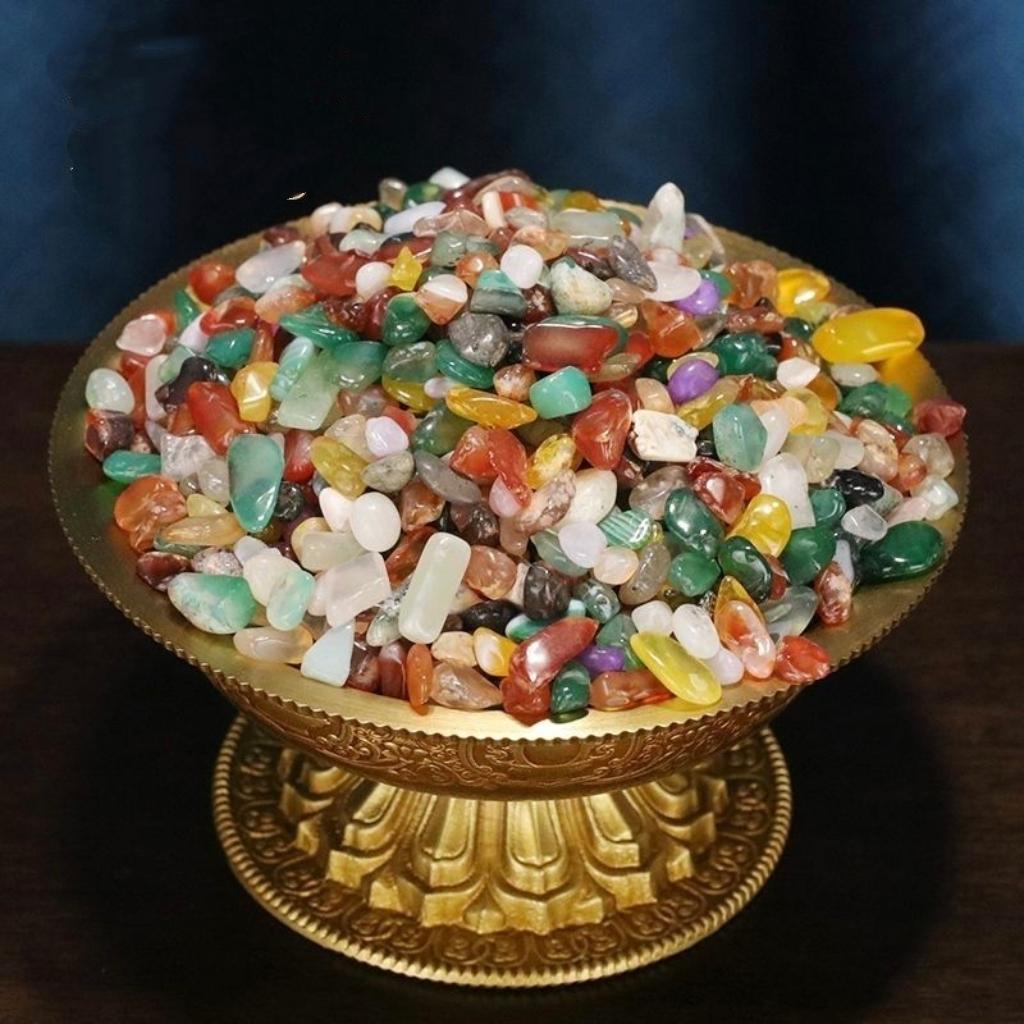 7 Chakra Crystal Mix - Healing Gemstone Collection for Meditation, Altar Offerings, Mandala Making, & Aquarium Decor