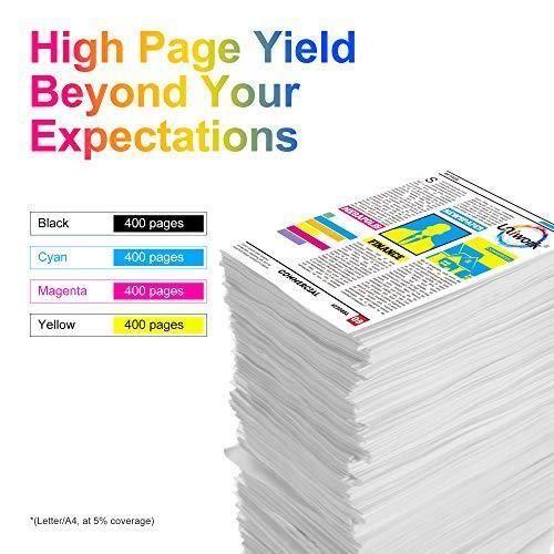 Cartouches d'encre Compatible - UNIWORK - LC3213 - 4 Couleurs - Noir, Cyan, Magenta, Jaune