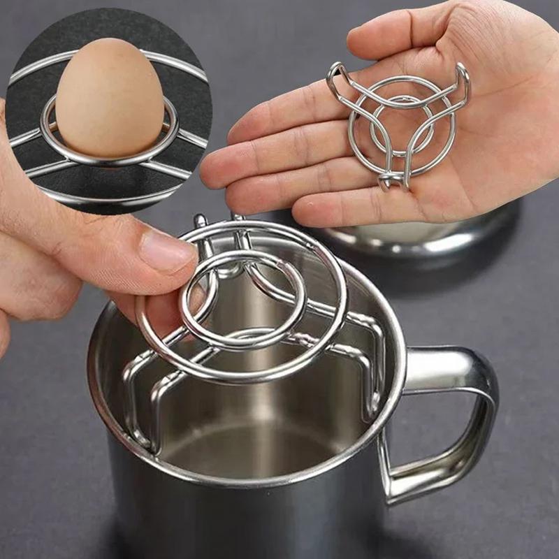 2Pcs Ultra Mini Steaming Rack Small Stainless Steel Height And Height Small Leg Rack Health Pot Thermos Cup Small Pot Rack 2Size
