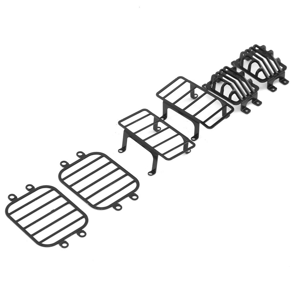 VGEBY Light Cover 6pcs/Set Headlight Cover Rear Side Lamp Guard Kit Fit for TRAXXAS TRX‑4 G500 TX‑6 G63 1/10 RC Car VGEBY Light Cover 6pcs/Set Headlight Cover Rear Side Lamp Guard Kit Fit for TRAXXAS TRX‑4 G500 TX‑6 G63 1/10 RC Car