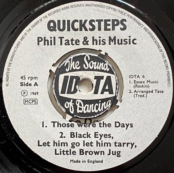 

7inch Record PHIL TATE HIS MUSIC Quicksteps Foxtrots IDTA6 IDTA 1969 UK Pop Used