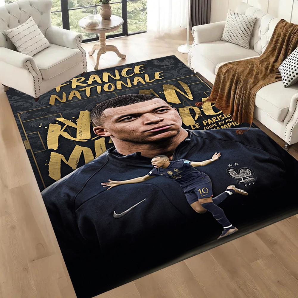 Mbappe 257 Area Rug Perfect for Foyer Decorate room Living Rooms Balcony Antislip Carpet Decorate Offices Perfect Birthday/Christmas Gift Idea