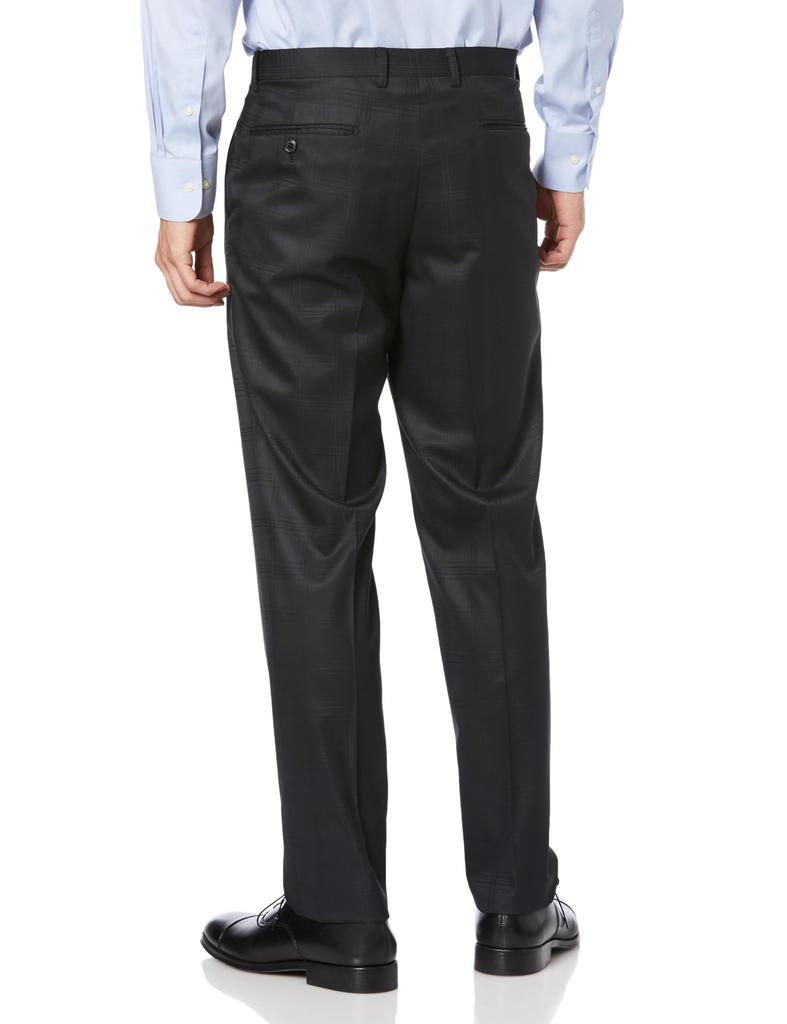 Takakyu Shiny Wool Blend Suit with Comfortable Slim for and Product 110011803117323 Men's 3-Piece 4-Way Stretch, Fit, Fall, Winter, Spring, Black,