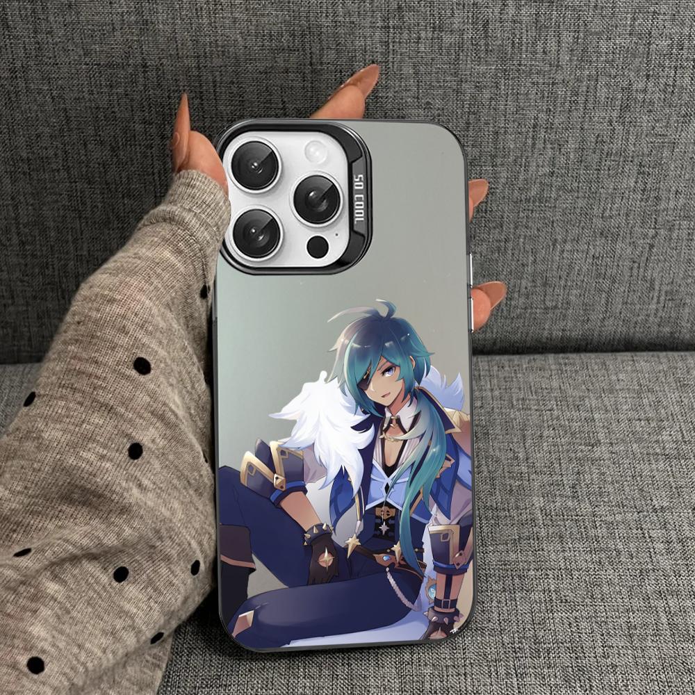 Kaeya Genshin Impact Phone Case For iPhone 16 15 14 13 12 11 Pro Max X XR XSMAX 8 7 Plus Matte Shockproof Back Cover
