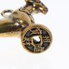2027 Zodiac Goat Sculpture Step On Money Sheep Figurine Brass Animal Statue Desktop Ornament Wealth Fengshui Home Decor