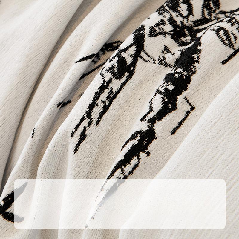 Chenille Sofa Towel Four Seasons All-Inclusive Sofa Cover Dust Cover Living Room Straight Row Sofa One Piece Cover Cloth