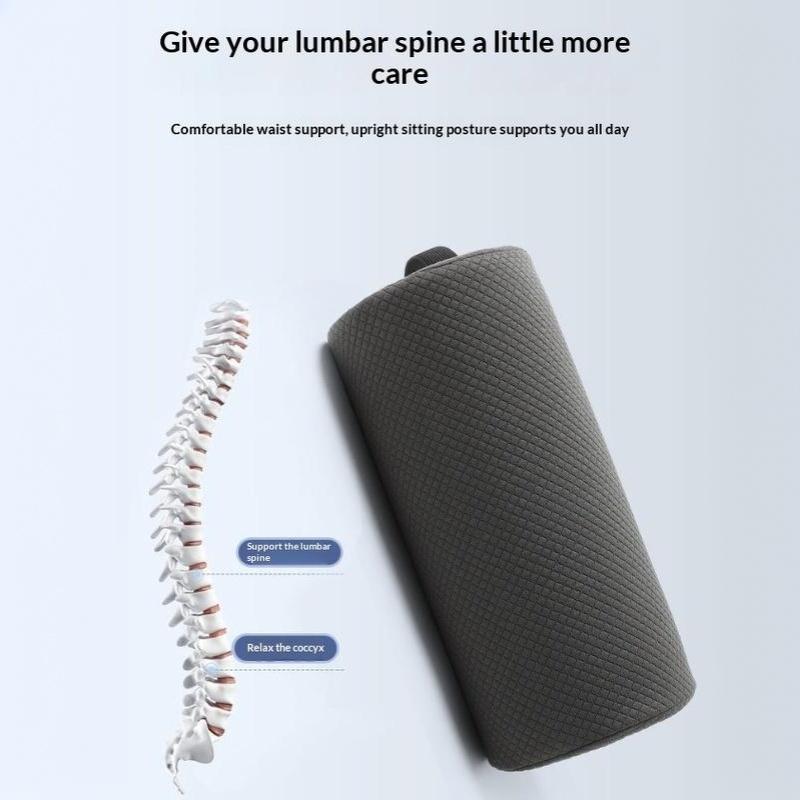 1Pcs Waist Support Lumbar Roll Low Back Lumbar Support For Office Chair & Car Seat Back Support Cushion