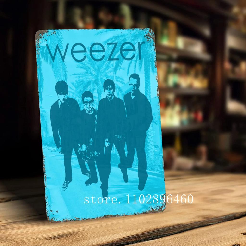 weezer Metal Plaques & Signs wall decor Vintage Tin Signs Captain Metal Poster Decor for Bar Pub Club Wall Decoration